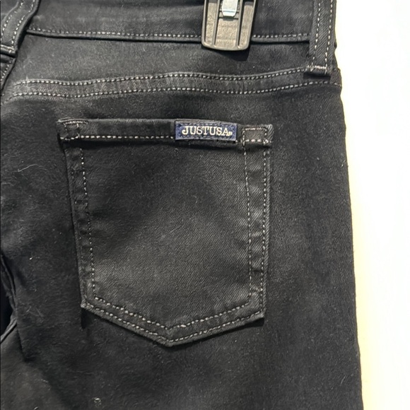 JUSTUSA Black Denim Jeans, size 7 - Picture 6 of 8